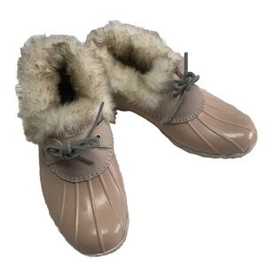 SPERRY Women Low Top Duck Boots -Size 7 - Pale Pink- NEARLY NEW